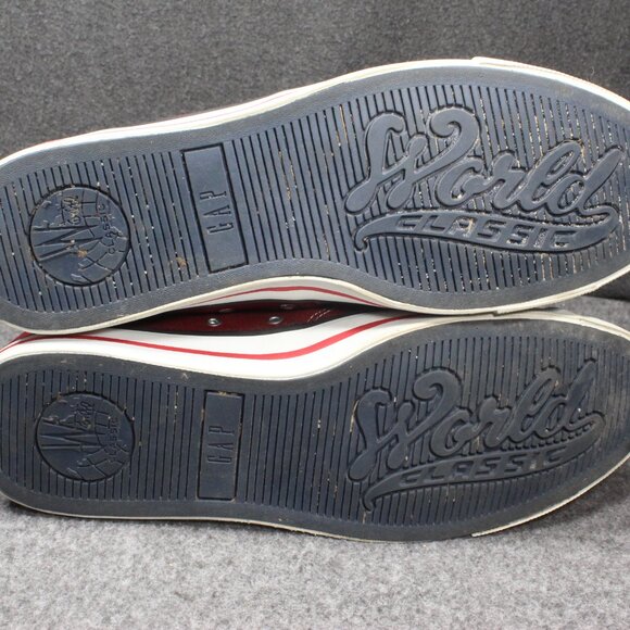 Gap Mens World Class High Top Sneakers, Royal Red Maroon Clay, Men's Size 11.5 - Picture 11 of 15